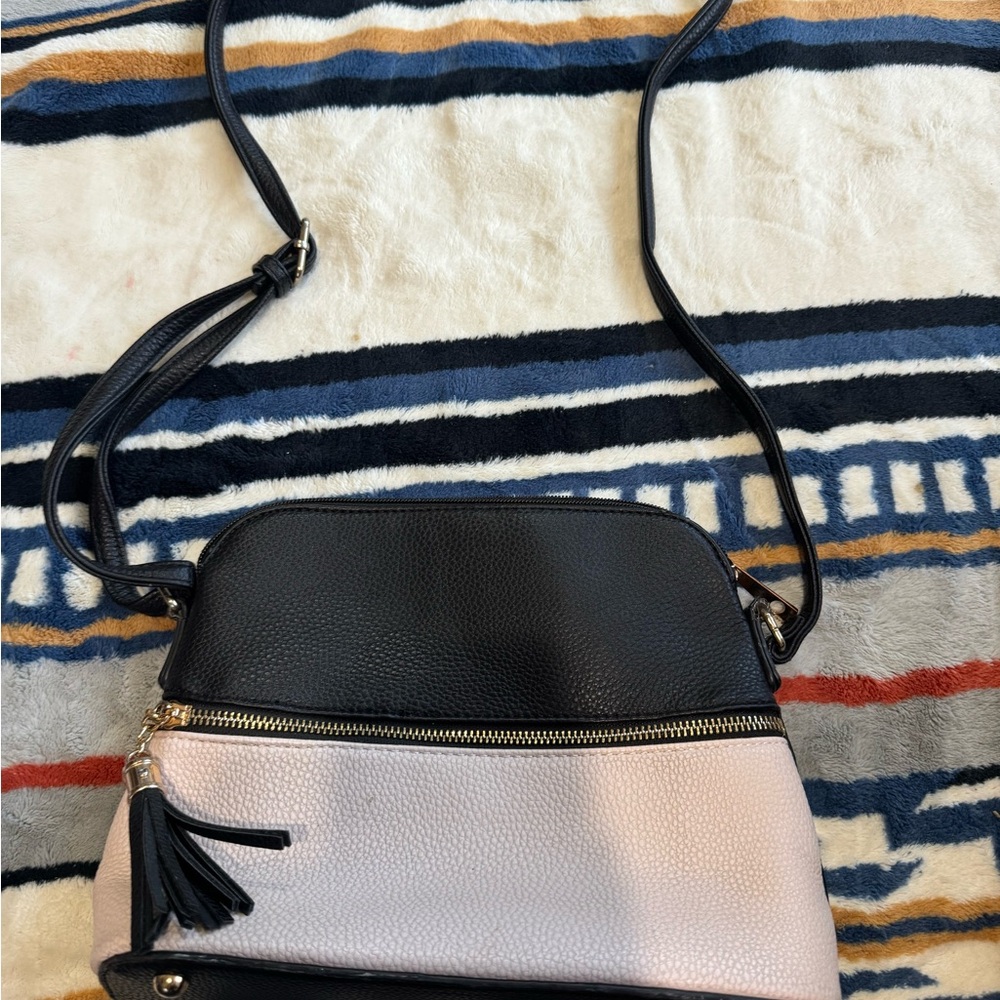 Elegant Black and pink Women's Bag